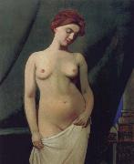 Felix Vallotton, Female nude,Green Curtain